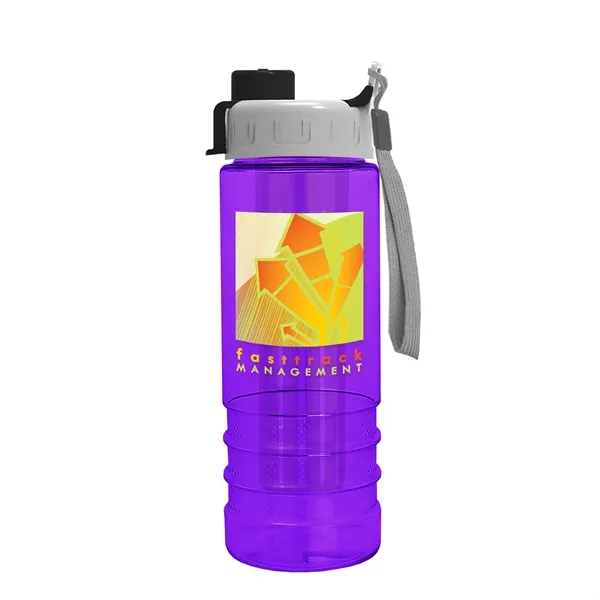 Salute Infuser - 24 oz. Bottle with Quick Snap Lid... from ASI 40480 Koozie Group