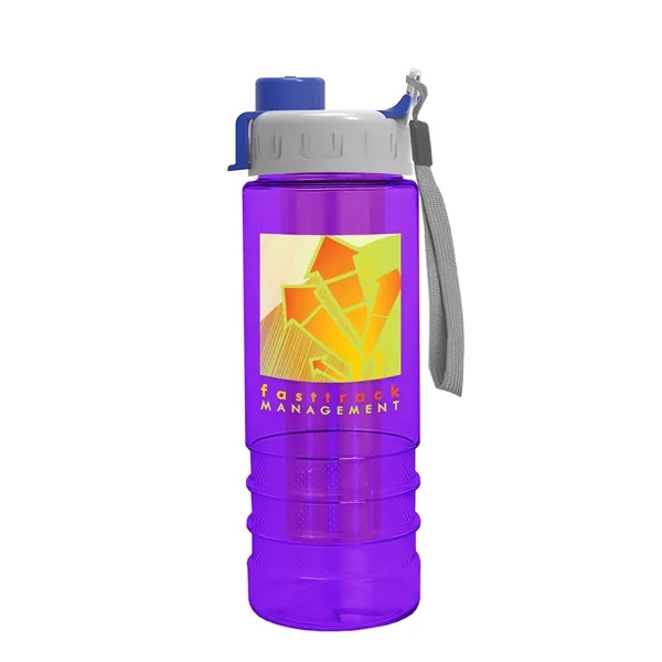 Salute Infuser - 24 oz. Bottle with Quick Snap Lid... from ASI 40480 Koozie Group