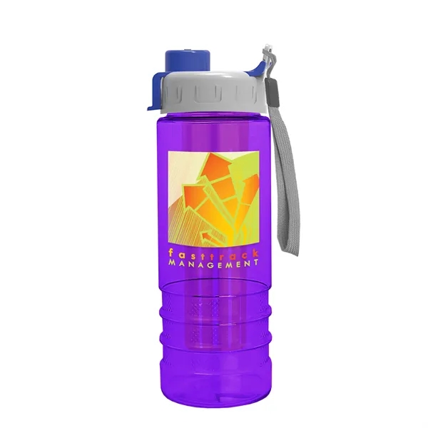 Salute Infuser - 24 oz. Bottle with Quick Snap Lid... from ASI 40480 Koozie Group