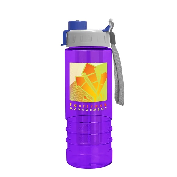 Salute Infuser - 24 oz. Bottle with Quick Snap Lid... from ASI 40480 Koozie Group