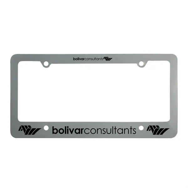 Classic license plate frame with holes and retaining clips.... from ASI 40480 Koozie Group