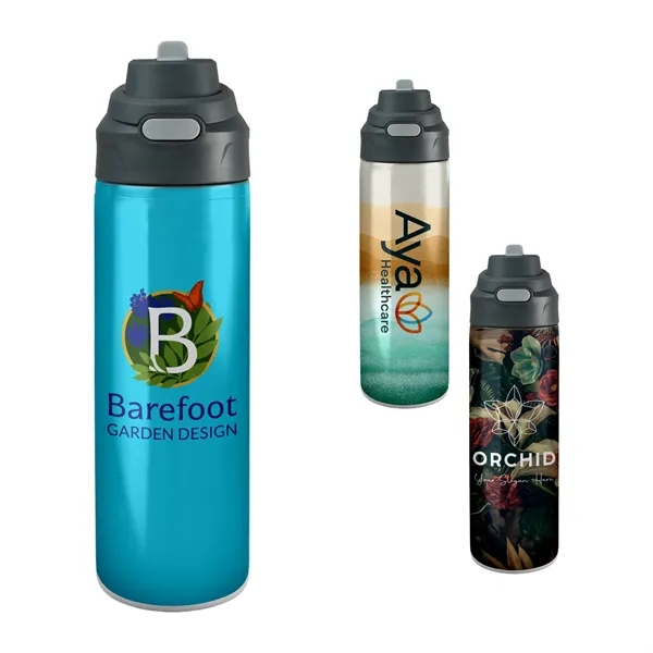 Pop Up 24 oz. Recycled Stainless Steel Bottle... from ASI 30208 A P Specialties / AP Specialties