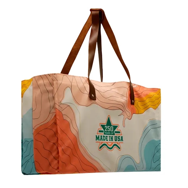 Union/USA Made durable 600D poly duck tote with dye sublimation printing,... from ASI 73775 Unionwear