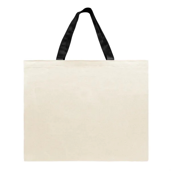 Union/USA Made 7 oz natural cotton canvas flat tote with self... from ASI 73775 Unionwear
