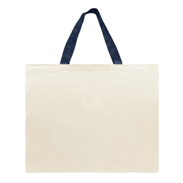 Union/USA Made 7 oz natural cotton canvas flat tote with self... from ASI 73775 Unionwear
