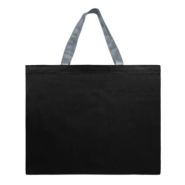 Union/USA Made 10 oz dyed cotton canvas flat tote with self... from ASI 73775 Unionwear