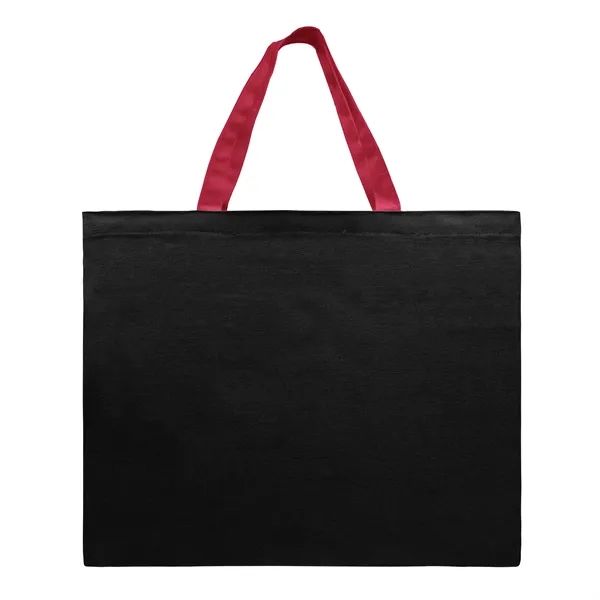 Union/USA Made 10 oz dyed cotton canvas flat tote with self... from ASI 73775 Unionwear