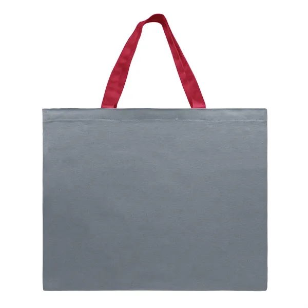 Union/USA Made 10 oz dyed cotton canvas flat tote with self... from ASI 73775 Unionwear