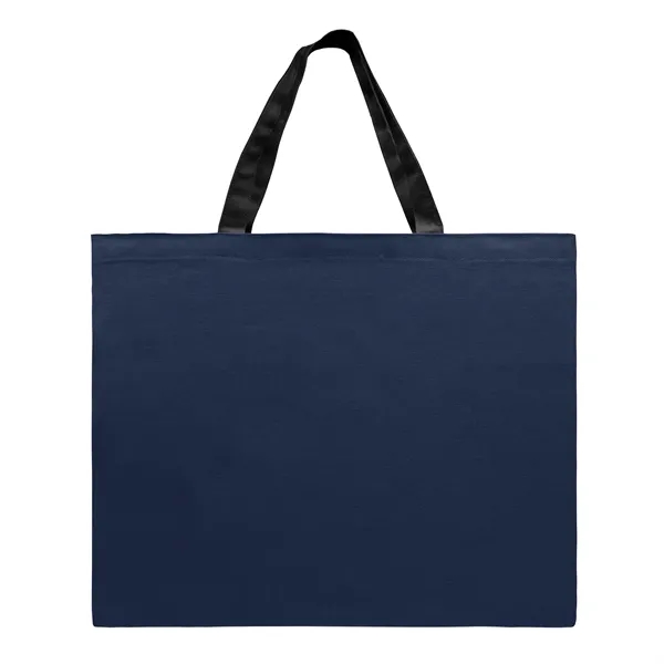 Union/USA Made 10 oz dyed cotton canvas flat tote with self... from ASI 73775 Unionwear