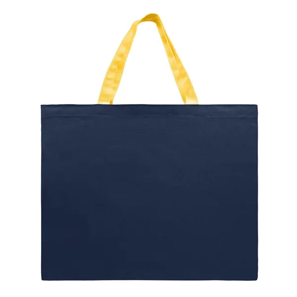 Union/USA Made 10 oz dyed cotton canvas flat tote with self... from ASI 73775 Unionwear