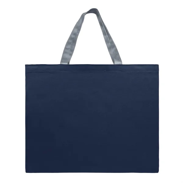 Union/USA Made 10 oz dyed cotton canvas flat tote with self... from ASI 73775 Unionwear