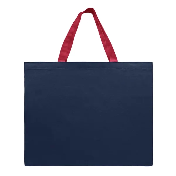 Union/USA Made 10 oz dyed cotton canvas flat tote with self... from ASI 73775 Unionwear