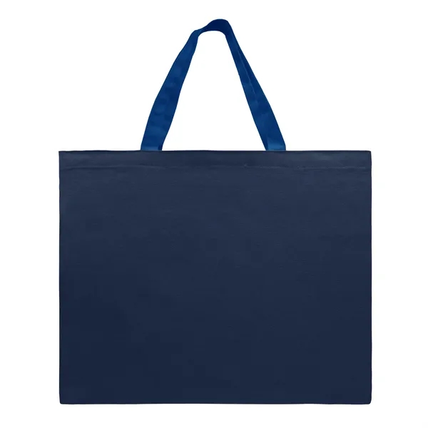 Union/USA Made 10 oz dyed cotton canvas flat tote with self... from ASI 73775 Unionwear