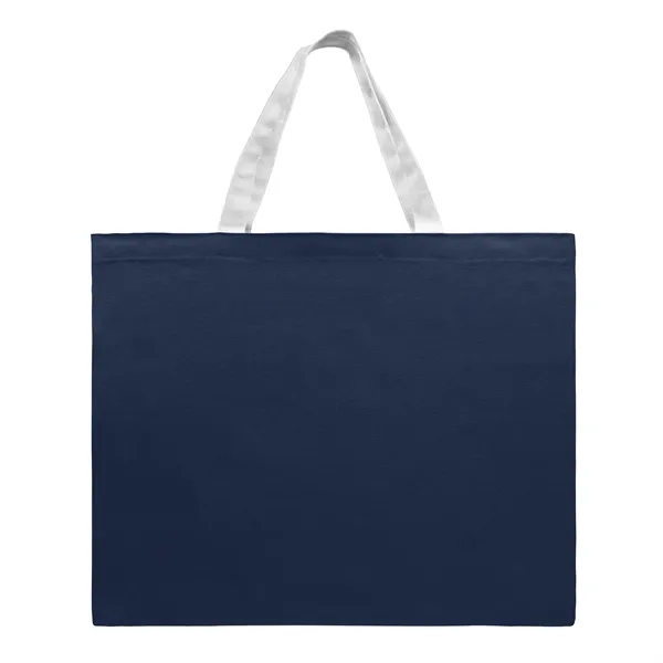 Union/USA Made 10 oz dyed cotton canvas flat tote with self... from ASI 73775 Unionwear