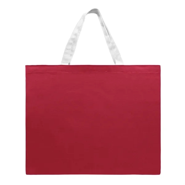 Union/USA Made 10 oz dyed cotton canvas flat tote with self... from ASI 73775 Unionwear