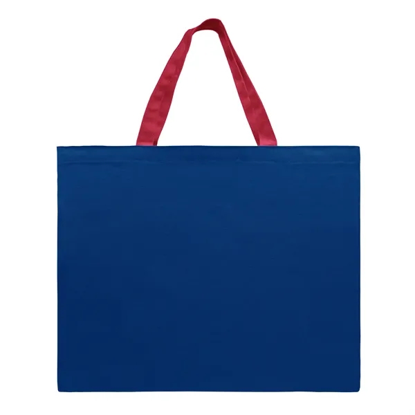 Union/USA Made 10 oz dyed cotton canvas flat tote with self... from ASI 73775 Unionwear
