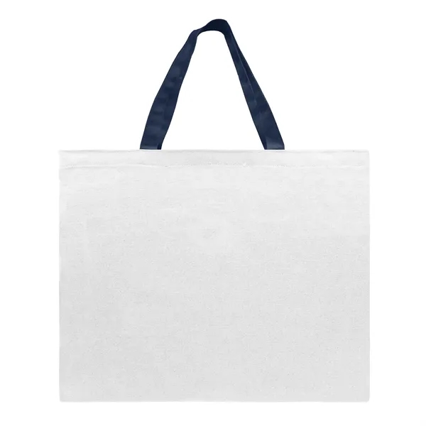 Union/USA Made 10 oz dyed cotton canvas flat tote with self... from ASI 73775 Unionwear