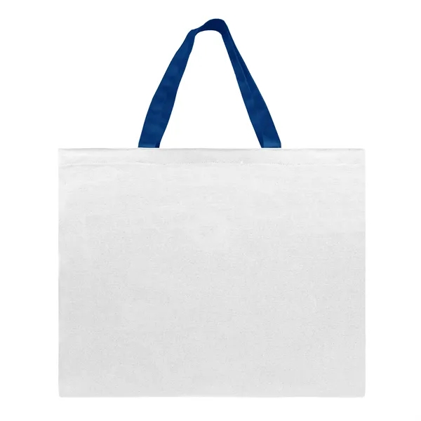 Union/USA Made 10 oz dyed cotton canvas flat tote with self... from ASI 73775 Unionwear