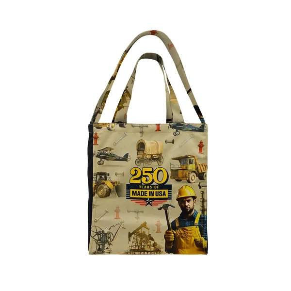 Union/USA Made durable 600D poly duck tote with dye sublimation printing,... from ASI 73775 Unionwear