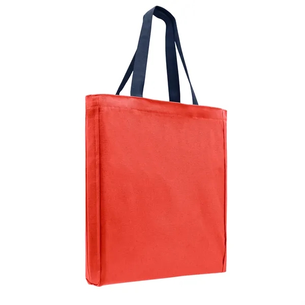 Union/USA Made durable 10 oz dyed cotton canvas tote with bound... from ASI 73775 Unionwear