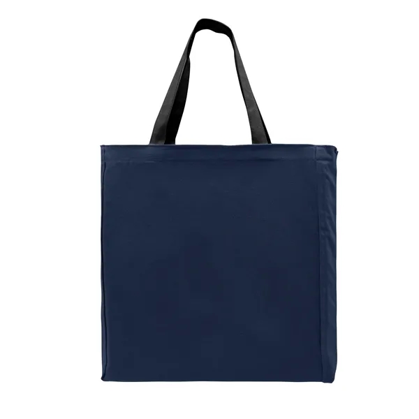 Union/USA Made durable 10 oz dyed cotton canvas tote with bound... from ASI 73775 Unionwear