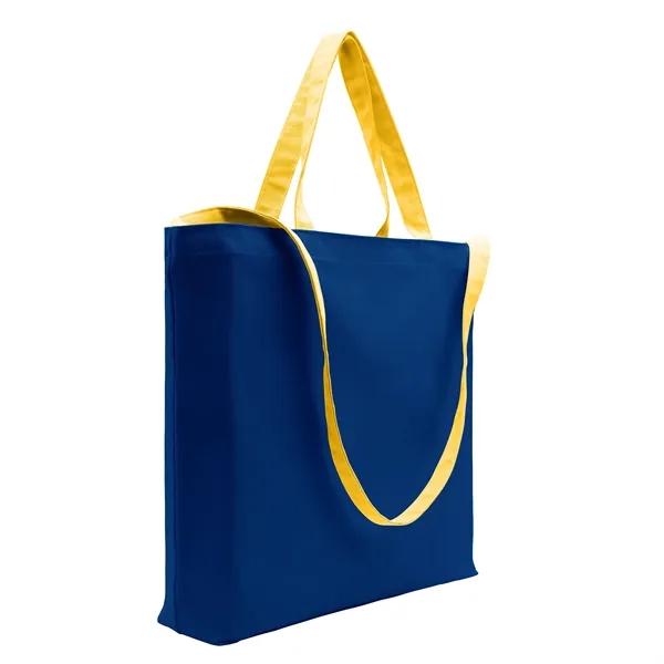 Union/USA Made durable 10 oz dyed cotton canvas tote with bound... from ASI 73775 Unionwear