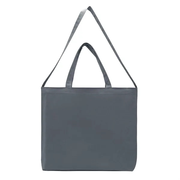 Union/USA Made durable 10 oz dyed cotton canvas tote with bound... from ASI 73775 Unionwear
