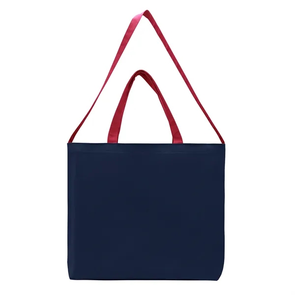 Union/USA Made durable 10 oz dyed cotton canvas tote with bound... from ASI 73775 Unionwear