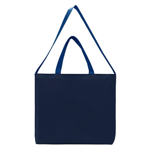 Union/USA Made durable 10 oz dyed cotton canvas tote with bound... from ASI 73775 Unionwear
