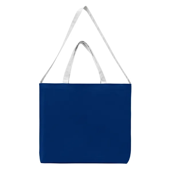 Union/USA Made durable 10 oz dyed cotton canvas tote with bound... from ASI 73775 Unionwear