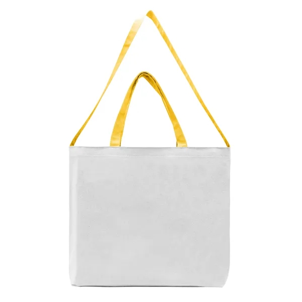 Union/USA Made durable 10 oz dyed cotton canvas tote with bound... from ASI 73775 Unionwear