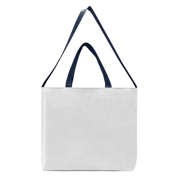 Union/USA Made durable 10 oz dyed cotton canvas tote with bound... from ASI 73775 Unionwear