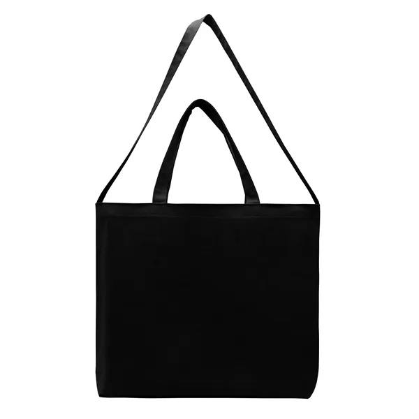 Union/USA Made durable 10 oz dyed cotton canvas tote with bound... from ASI 73775 Unionwear