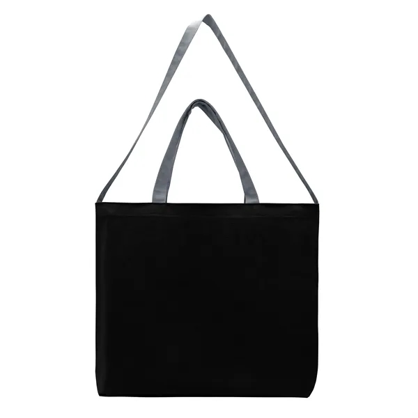 Union/USA Made durable 10 oz dyed cotton canvas tote with bound... from ASI 73775 Unionwear