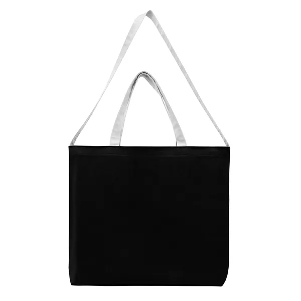 Union/USA Made durable 10 oz dyed cotton canvas tote with bound... from ASI 73775 Unionwear