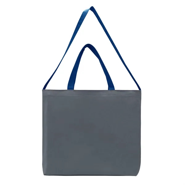Union/USA Made durable 10 oz dyed cotton canvas tote with bound... from ASI 73775 Unionwear
