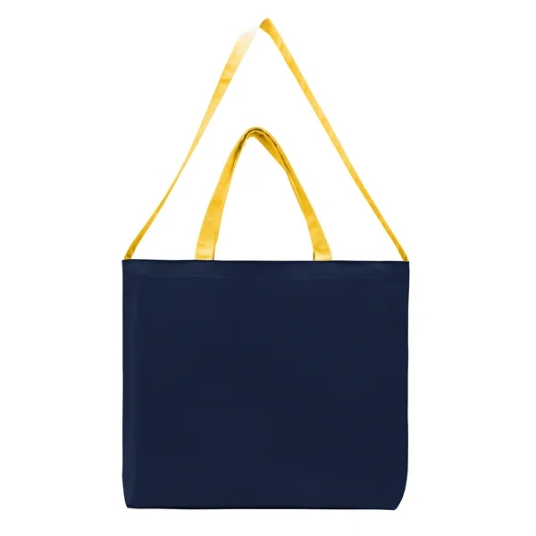 Union/USA Made durable 10 oz dyed cotton canvas tote with bound... from ASI 73775 Unionwear