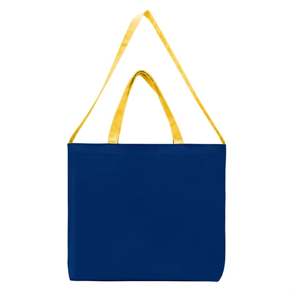 Union/USA Made durable 10 oz dyed cotton canvas tote with bound... from ASI 73775 Unionwear