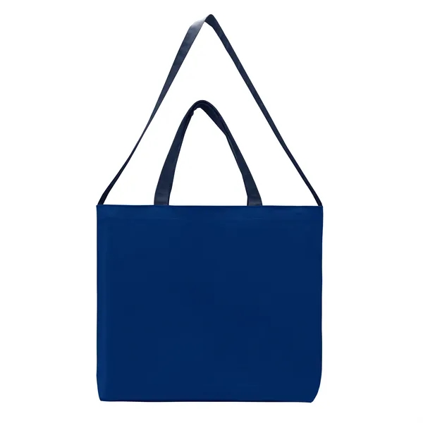 Union/USA Made durable 10 oz dyed cotton canvas tote with bound... from ASI 73775 Unionwear