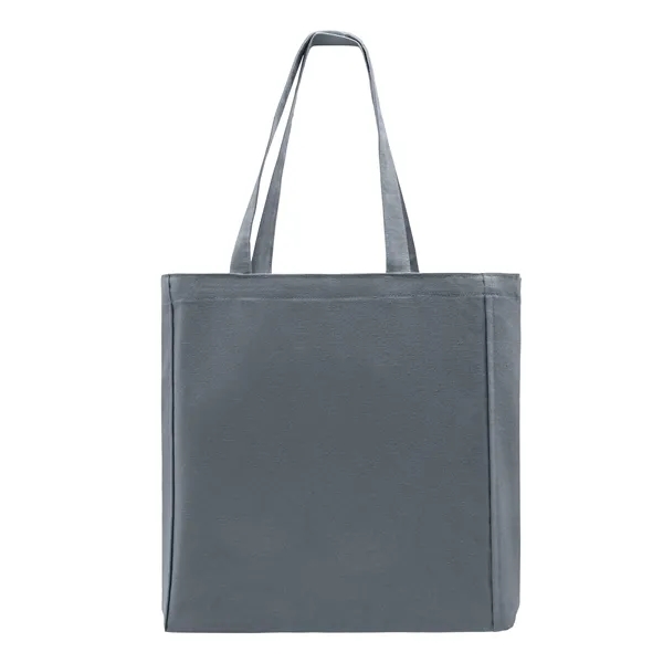 Union/USA Made durable 10 oz dyed cotton canvas tote with bound... from ASI 73775 Unionwear