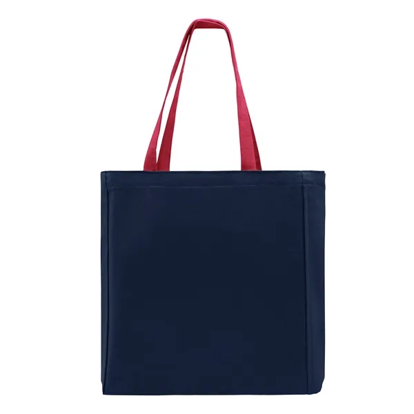 Union/USA Made durable 10 oz dyed cotton canvas tote with bound... from ASI 73775 Unionwear