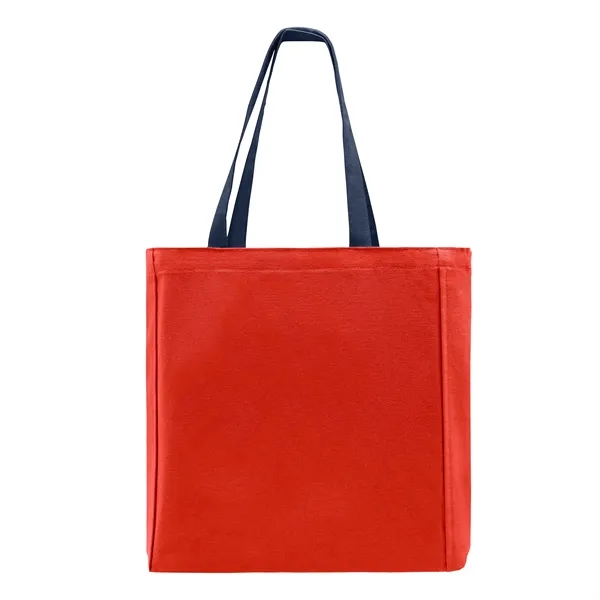 Union/USA Made durable 10 oz dyed cotton canvas tote with bound... from ASI 73775 Unionwear
