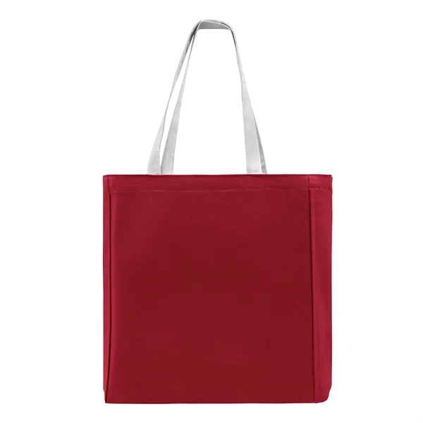 Union/USA Made durable 10 oz dyed cotton canvas tote with bound... from ASI 73775 Unionwear