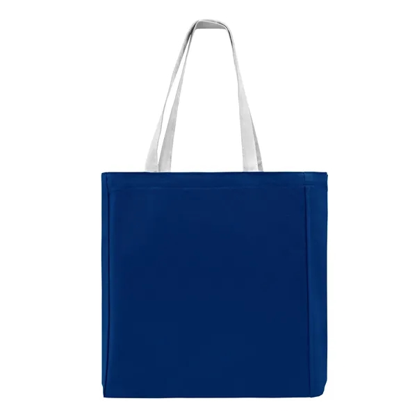 Union/USA Made durable 10 oz dyed cotton canvas tote with bound... from ASI 73775 Unionwear