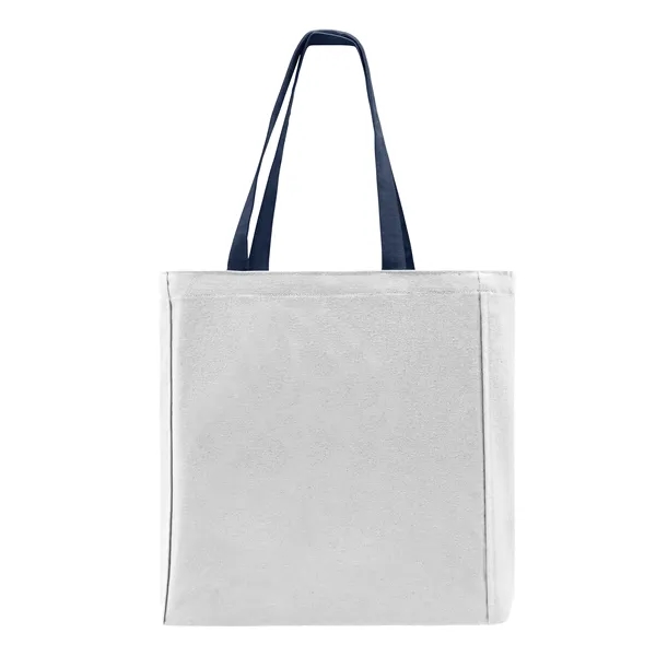 Union/USA Made durable 10 oz dyed cotton canvas tote with bound... from ASI 73775 Unionwear