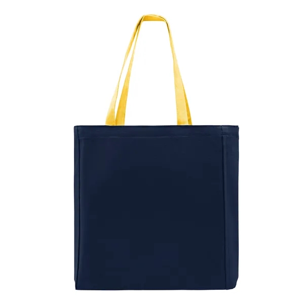 Union/USA Made durable 10 oz dyed cotton canvas tote with bound... from ASI 73775 Unionwear