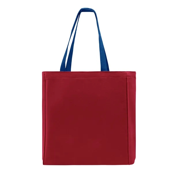 Union/USA Made durable 10 oz dyed cotton canvas tote with bound... from ASI 73775 Unionwear
