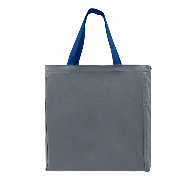 Union/USA Made durable 10 oz dyed cotton canvas tote with bound... from ASI 73775 Unionwear