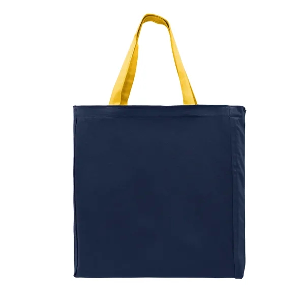 Union/USA Made durable 10 oz dyed cotton canvas tote with bound... from ASI 73775 Unionwear