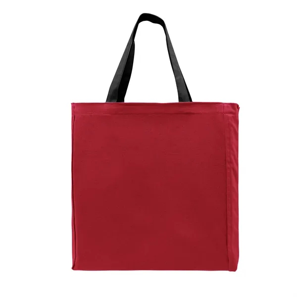 Union/USA Made durable 10 oz dyed cotton canvas tote with bound... from ASI 73775 Unionwear